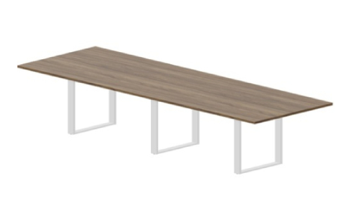 стол для переговоров (опоры белые)